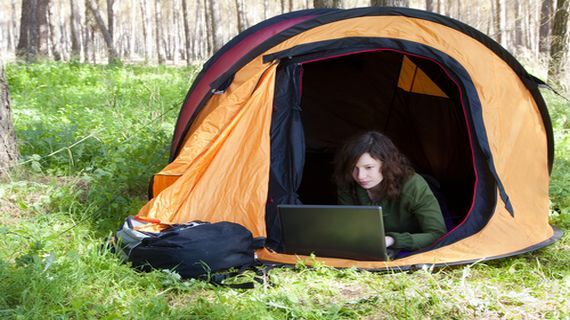 lone worker tent image