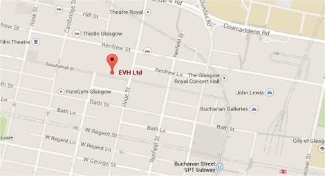 EVH map location